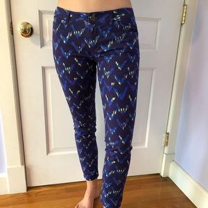 The Limited Blue Patterned Jeans
